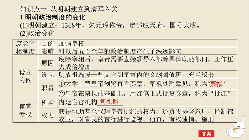 新教材2024版高考历史全程一轮总复习第三单元中华文明的辉煌与危机__明清时期第8讲从明朝建立到清朝前中期的鼎盛与危机课件05