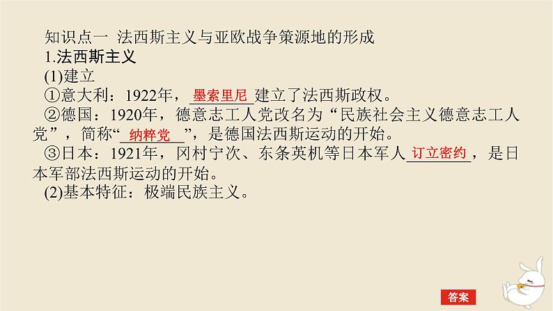 新教材2024版高考历史全程一轮总复习第十单元现代文明的创新与调整__现代的世界第35讲第二次世界大战与战后国际秩序的形成课件第5页