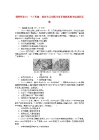 新教材2024版高考历史全程一轮总复习课时作业34十月革命社会主义实践与亚非拉民族民主运动的高涨