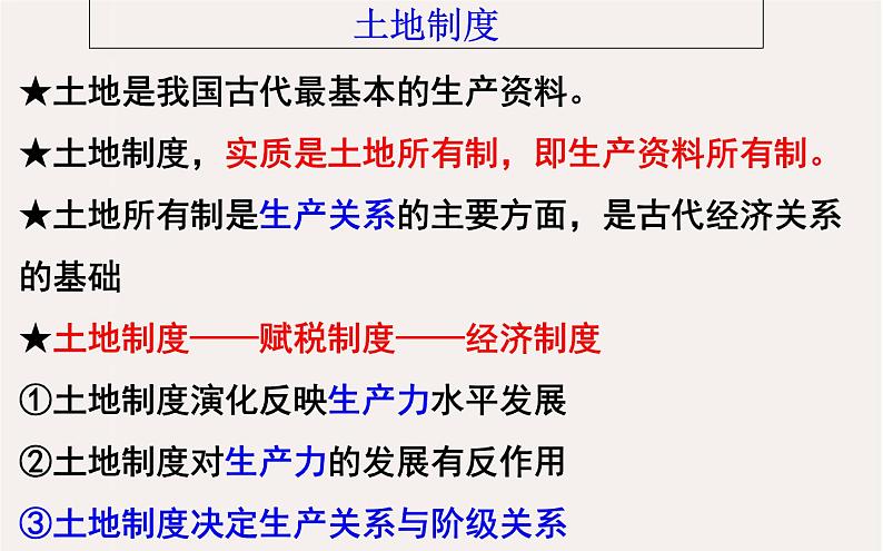 专题九 中国古代的土地制度和经济政策 - 备战2023年高考历史系统性针对性专题复习（全国通用）课件PPT第2页