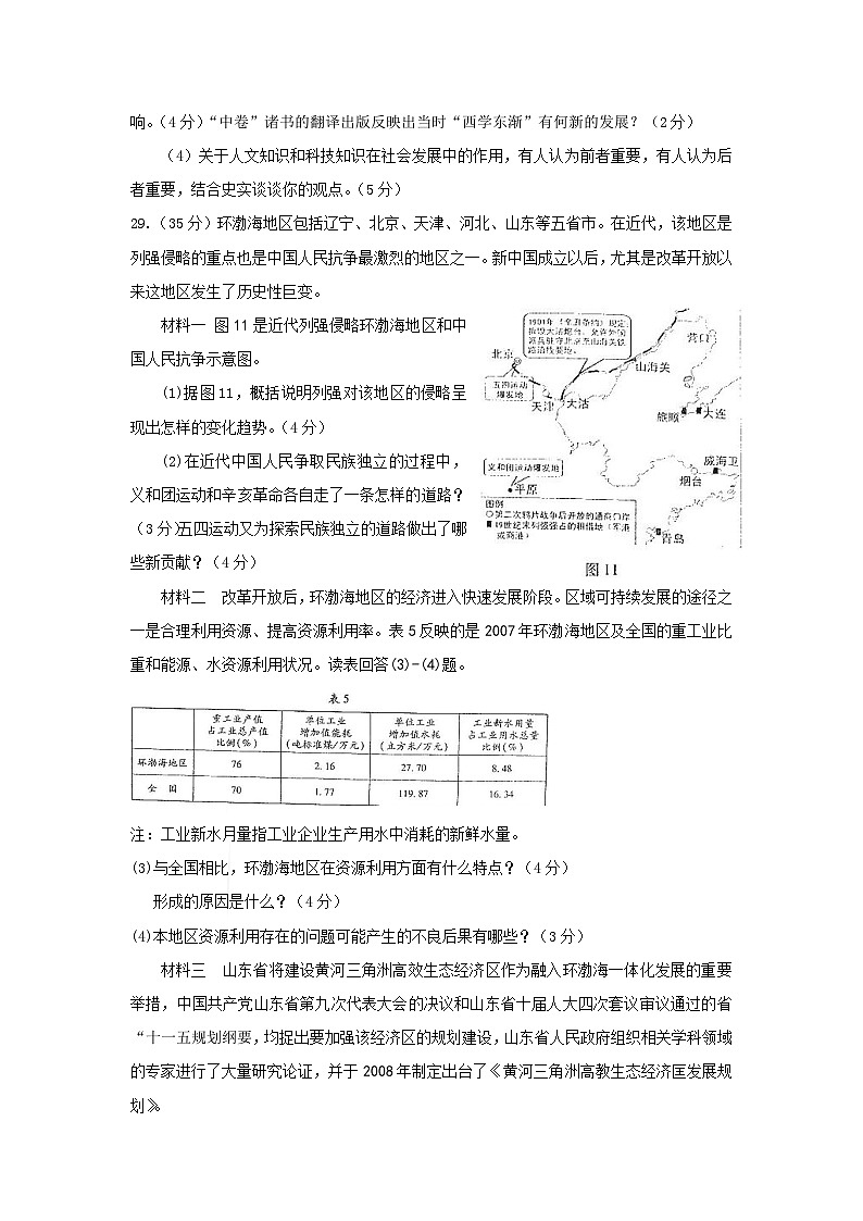 2009年高考真题历史(山东卷)（解析版版）03