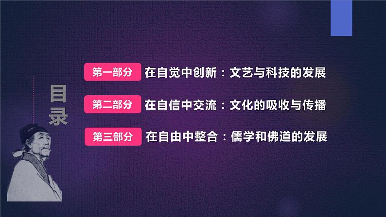 课件 第8课 三国至隋唐的文化-2021-2022学年高一历史一站式精品备课课件（中外历史纲要上）第3页