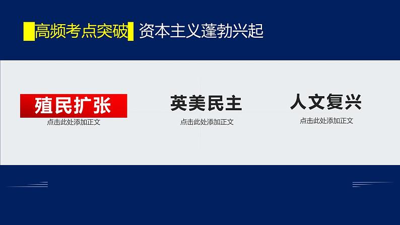 专题13 手工工场时期西方世界-2020年高考历史二轮专题复习讲义课件PPT第4页