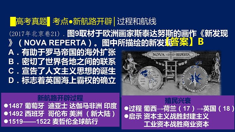 专题13 手工工场时期西方世界-2020年高考历史二轮专题复习讲义课件PPT第6页