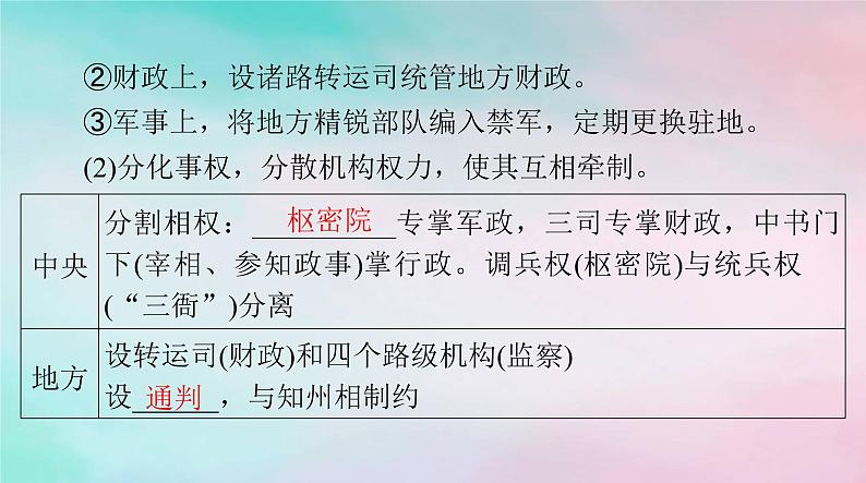 2024届高考历史一轮总复习必修中外历史纲要上第三单元第9课两宋的政治和军事课件第6页