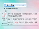 2024届高考历史一轮总复习必修中外历史纲要上第七单元第22课南京国民政府的统治和中国共产党开辟革命新道路课件