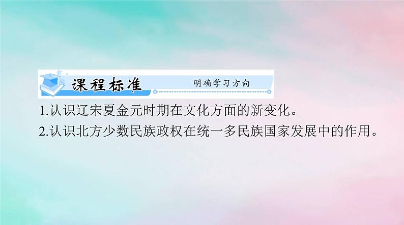 2024届高考历史一轮总复习必修中外历史纲要上第三单元第12课辽宋夏金元的文化课件02