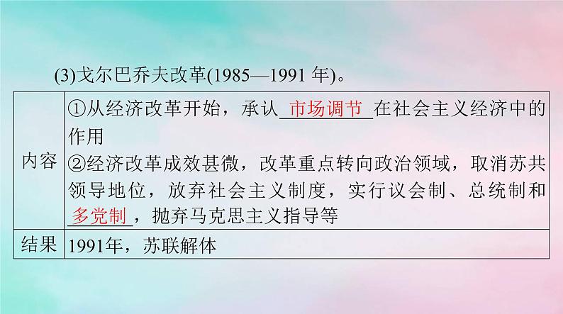 2024届高考历史一轮总复习必修中外历史纲要下第八单元第20课社会主义国家的发展与变化课件第7页