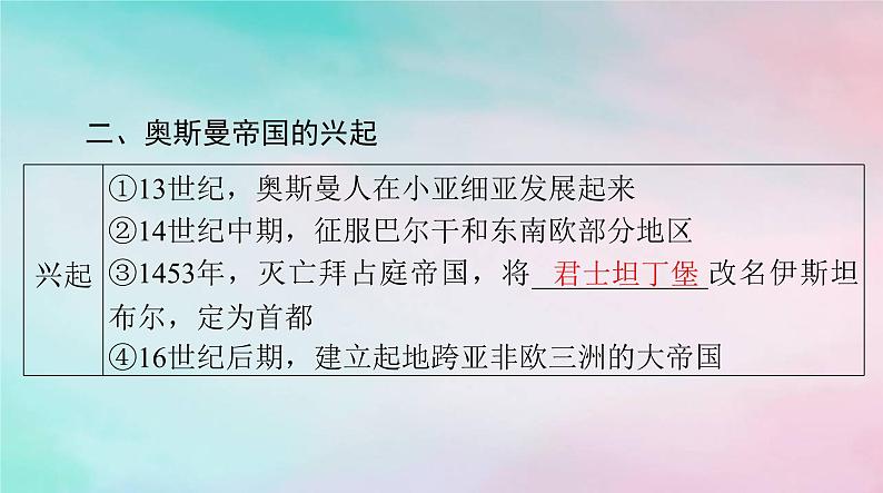 2024届高考历史一轮总复习必修中外历史纲要下第二单元第4课中古时期的亚洲课件第5页