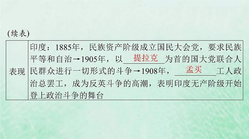 2024届高考历史一轮总复习必修中外历史纲要下第六单元第13课亚非拉民族独立运动课件第7页