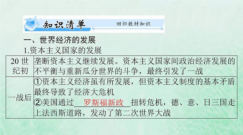 2024届高考历史一轮总复习选择性必修2第三单元第9课20世纪以来人类的经济与生活课件第3页