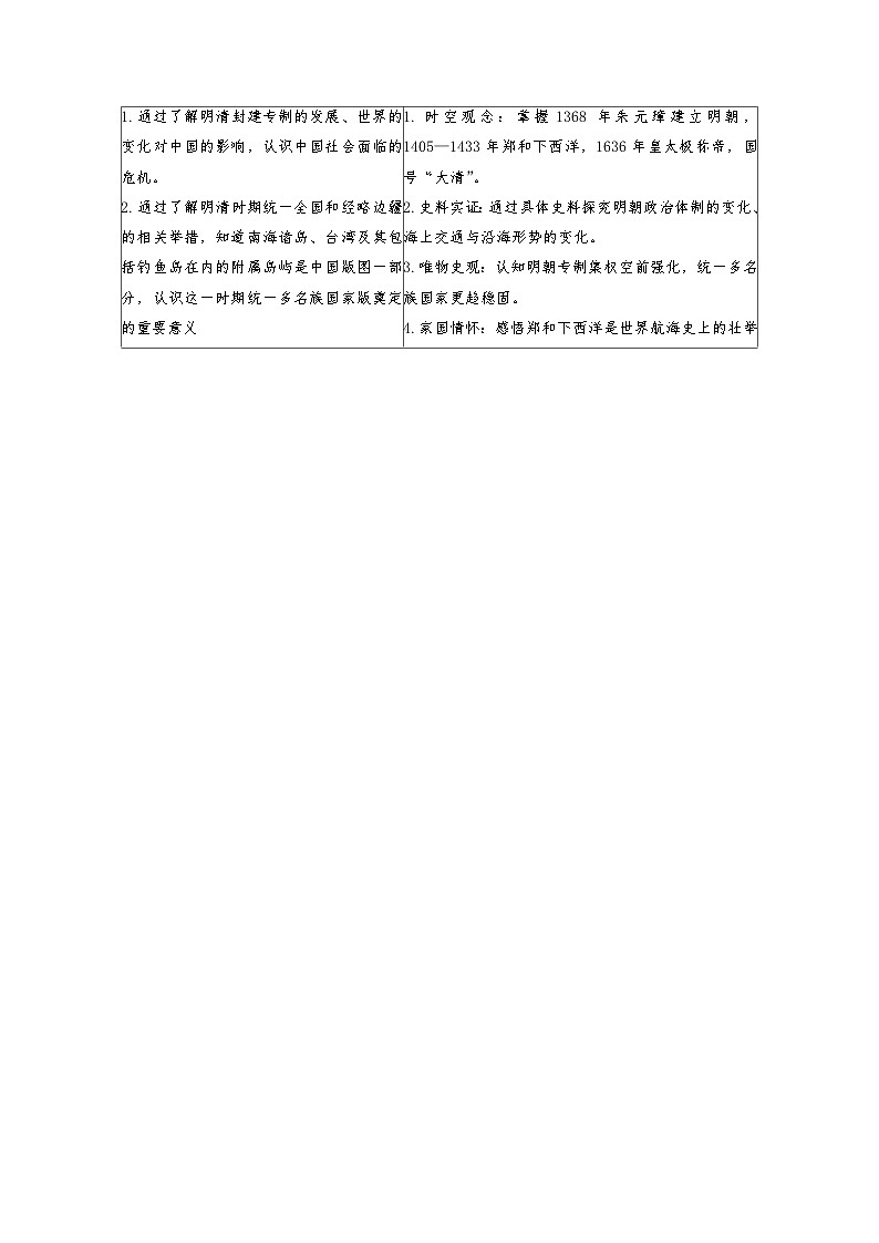第13课 从明朝建立到清军入关-2023历史同步精品讲义（人教统编版中外历史纲要上）02