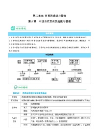 人教统编版选择性必修1 国家制度与社会治理第5课 中国古代官员的选拔与管理精品导学案