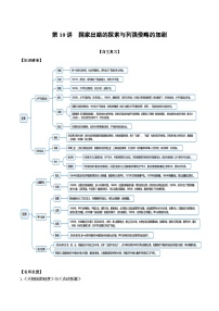 第10讲 国家出路的探索与列强侵略的加剧-2022年新高考历史一轮复习思维导图+真题演练（中外历史纲要上）
