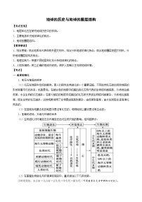 1.4 地球的历史与地球的圈层结构（讲练）-【高考君】备战2023年高考地理大一轮复习全考点精讲练（新高考专用）