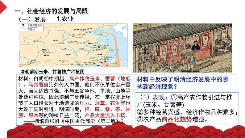 第11讲 明至清中叶的经济与文化（精品课件）-【考点过一遍】2024年高考历史一轮复习高效备考课件（中外历史纲要上）07