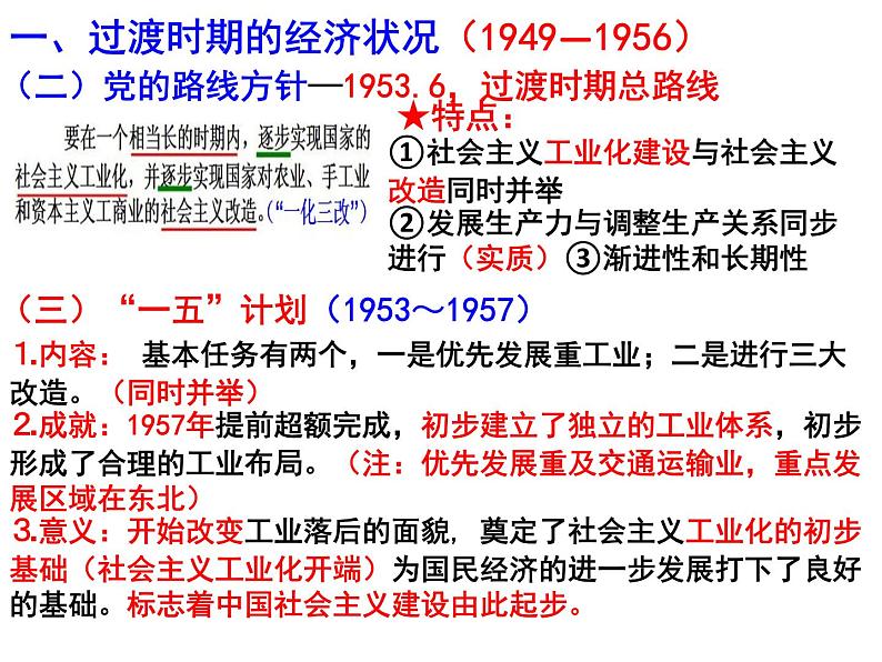 专题15 中国现代史（1949—1976）年之经济部分-2022年高考历史精细大一轮复习优质备课课件（中国史）第7页