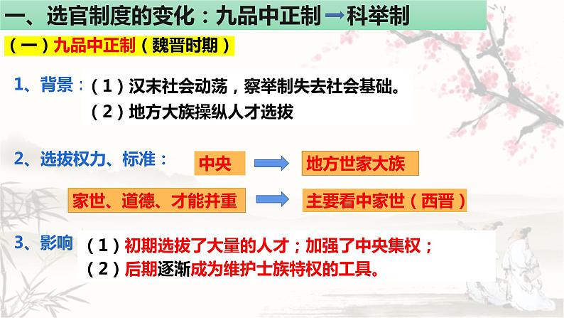 第7课 隋唐制度的变化与创新必修中外历史纲要上 (2)课件PPT08