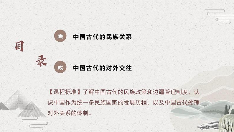 部编版高中历史选择性必修一第11课 中国古代的民族关系与对外交往课件PPT02