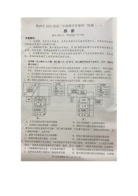 2023届湖南省株洲市高三教学质量统一检测（一）历史试题