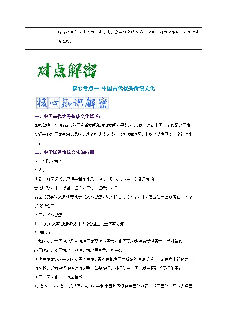 新高考历史二轮复习复习讲义解密18 核心素养——家国情怀（含解析）02