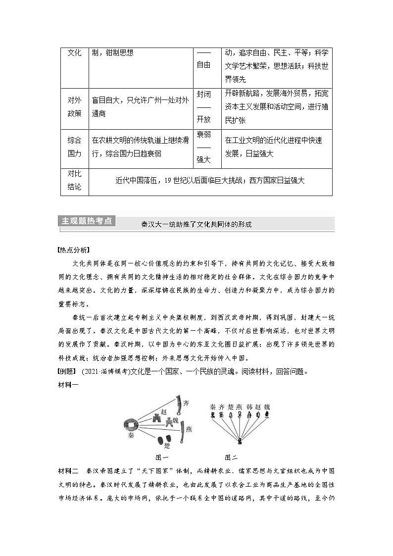 新高考历史一轮复习精品学案 综合提升1　中国古代史（含解析）第2页