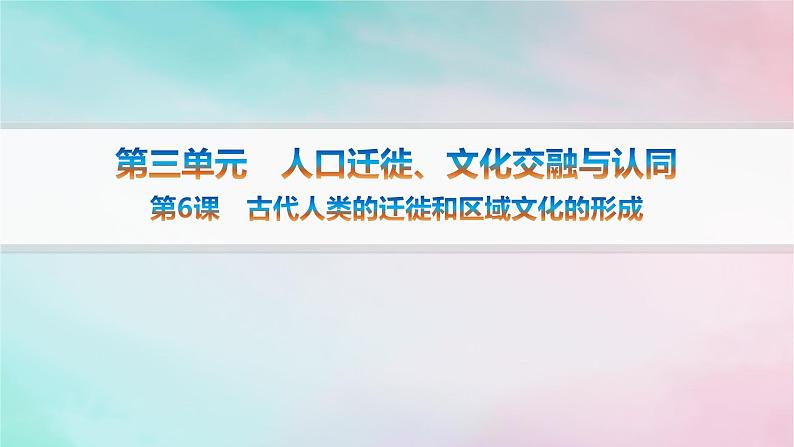 新教材2023_2024学年高中历史第3单元人口迁徙文化交融与认同第7课近代殖民活动和人口的跨地域转移分层作业课件部编版选择性必修3第1页