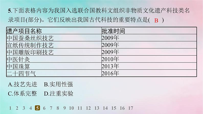 新教材2023_2024学年高中历史第6单元文化的传承与保护第15课文化遗产全人类共同的财富分层作业课件部编版选择性必修308