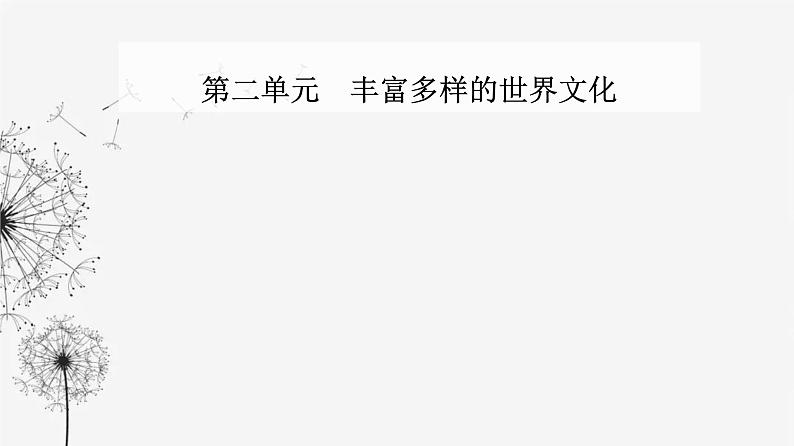 人教版高中历史选择性必修3第二单元丰富多样的世界文化第五课南亚、东亚与美洲的文化课件01