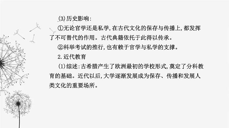 人教版高中历史选择性必修3第六单元文化的传承与保护第十四课文化传承的多种载体及其发展课件04