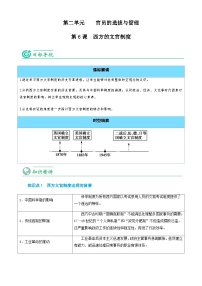 高中历史人教统编版选择性必修1 国家制度与社会治理第6课 西方的文官制度精品课时练习