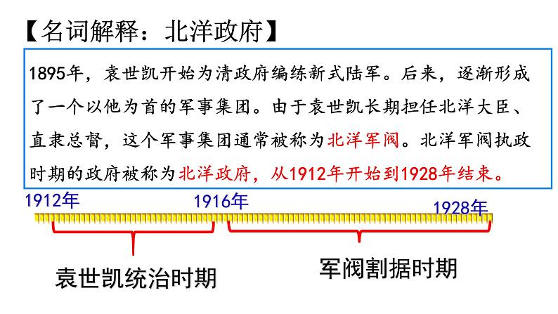 第20讲 北洋军阀统治时期的政治、经济与文化课件02