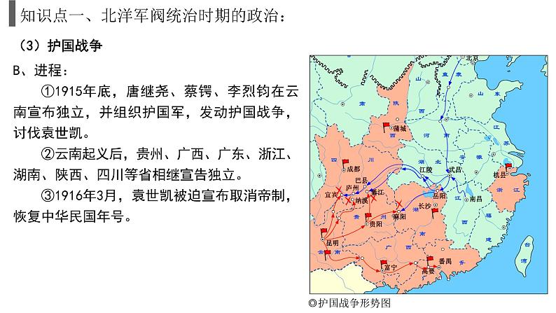 第20讲 北洋军阀统治时期的政治、经济与文化课件06