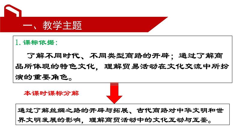 第9课丝绸之路上的文化互动与互鉴（说课课件）第3页