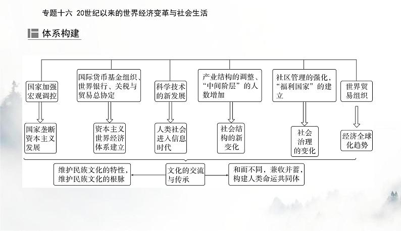 2024届高考历史二轮复习专题十六20世纪以来的世界经济变革与社会生活课件02