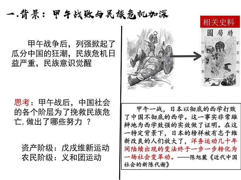 第17课  挽救民族危亡的斗争统编版2019必修中外历史纲要上册  (4)课件PPT第3页