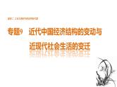 高考历史知识 专题9    近代中国经济结构的变动与近现代社会生活的变迁课件PPT