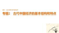 高考历史知识专题2    古代中国经济的基本结构和特点课件PPT