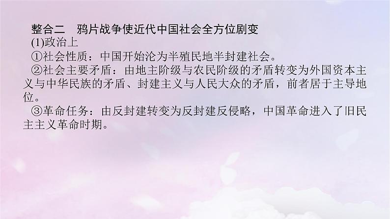 2024版新教材高中历史单元高效整合5第五单元晚清时期的内忧外患与救亡图存课件部编版必修中外历史纲要上第5页