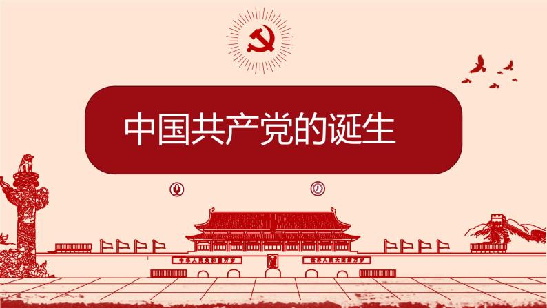 高中历史 中外历史纲要（上） 中国共产党的诞生微课课件01