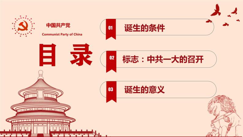 高中历史 中外历史纲要（上） 中国共产党的诞生微课课件02