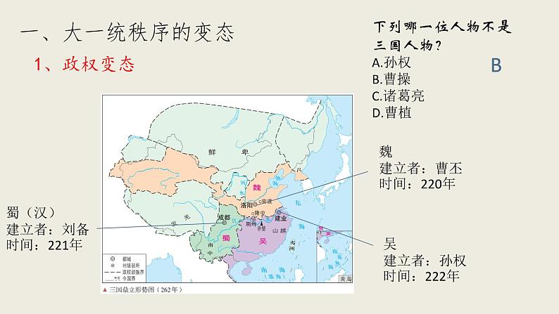 第5课 三国两晋南北朝的政权更迭与民族交融 课件第6页