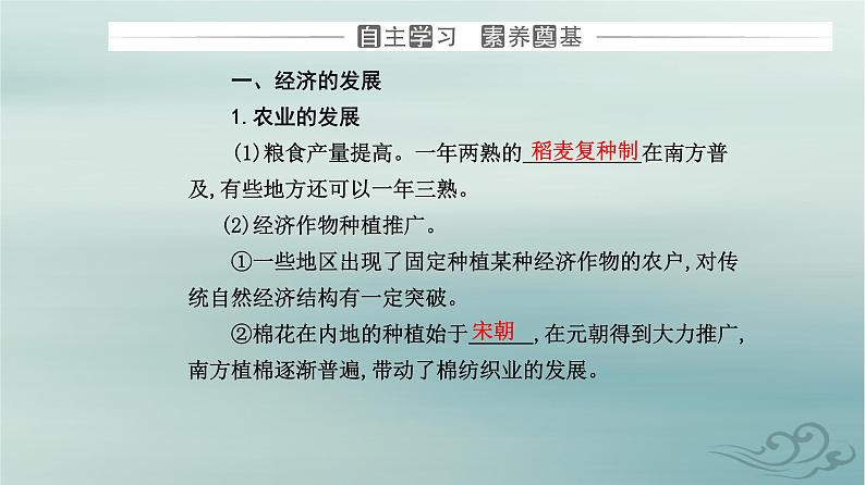 2023_2024学年新教材高中历史第三单元辽宋夏金多民族政权的并立与元朝的统一第十一课辽宋夏金元的经济社会与文化课件部编版必修中外历史纲要上第3页