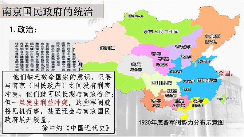 第22课 南京国民政府的统治和中国共产党开辟革命新道路课件第5页