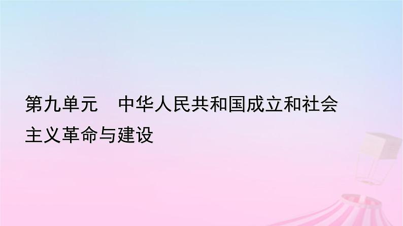 新教材适用2023_2024学年高中历史第9单元中华人民共和国成立和社会主义革命与建设第26课社会主义建设在探索中曲折发展课件部编版必修中外历史纲要上01