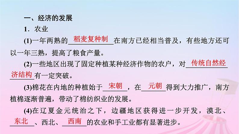 新教材适用2023_2024学年高中历史第3单元辽宋夏金多民族政权的并立与元朝的统一第11课辽宋夏金元的经济社会与文化课件部编版必修中外历史纲要上第8页