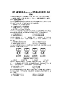 湖南省邵阳市邵东创新实验学校2023-2024学年高二上学期期中考试历史试题（含答案）