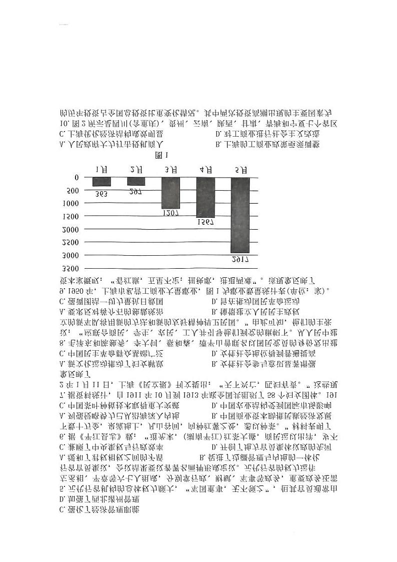 2024苏州高三上学期期中调研历史PDF版无答案 试卷02