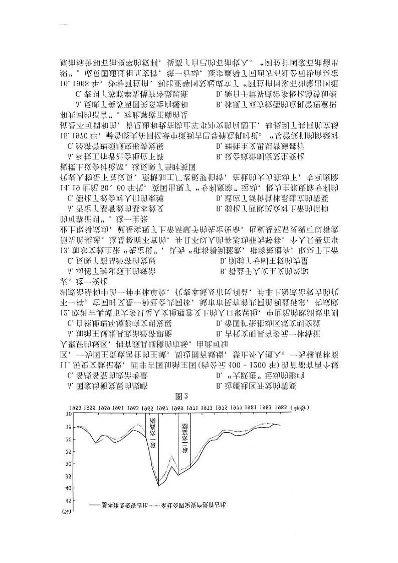 2024苏州高三上学期期中调研历史PDF版无答案 试卷03