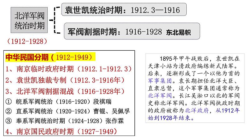 第19课 北洋军阀统治时期的政治、经济与文化课件 (7)第2页